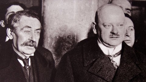 Aristide Briand und Gustav Stresemann um 1920 (Foto: imago images, imago images / United Archives International)