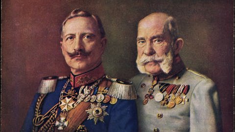 Kaiser Wilhelm II. und Kaiser Franz Joseph (Foto: IMAGO, imago/Arkivi)