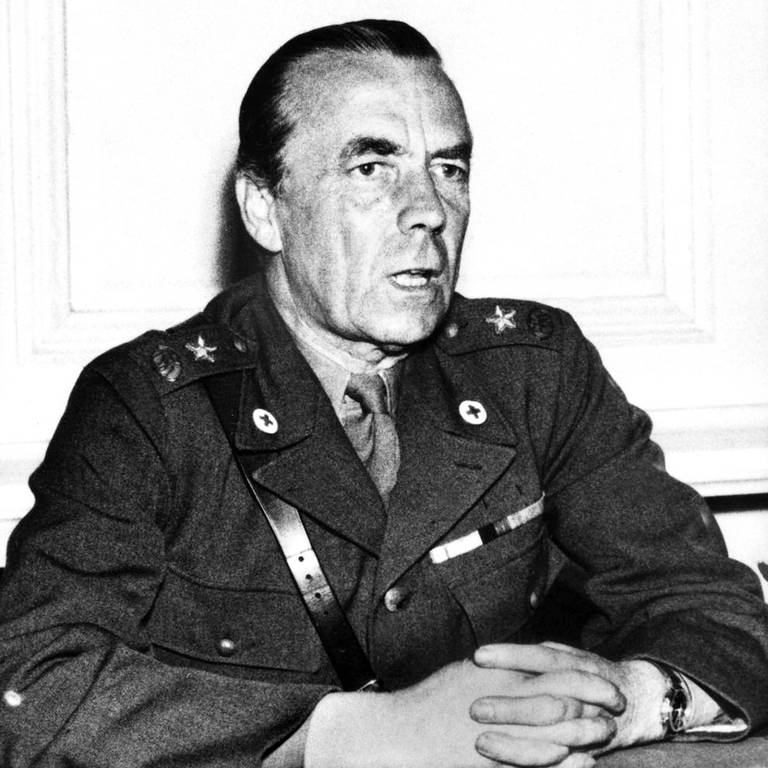 Folke Bernadotte, Graf von Wisborg (1895 - 1948) war ein schwedischer Diplomat. Während des Zweiten Weltkriegs verhandelte er die Freilassung von Häftlingen aus deutschen Konzentrationslagern. (Foto: picture-alliance / Reportdienste, picture alliance / CPA Media Co. Ltd )