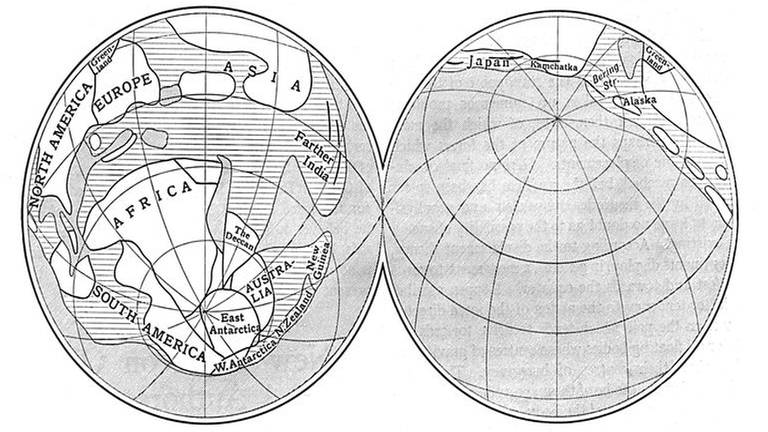 Diagramm der Erde während der Karbonzeit (Foto: IMAGO, IMAGO / United Archives International)