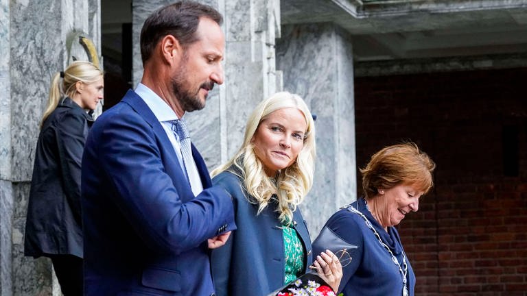 Kronprinz Haakon von Norwegen und Kronprinzessin Mette-Marit besuchen die Innovation Week 2022 in Oslo. (Foto: picture-alliance / Reportdienste,  NTB | Lise Åserud)