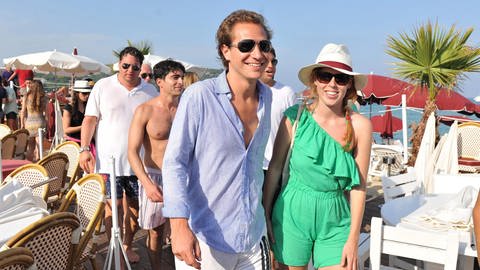 Prinzessin Beatrice und ihr Ex-Freund Dave Clark im Urlaub (Foto: picture-alliance / Reportdienste,  dpa | Luc Boutria)