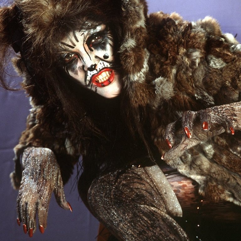 Angelika Milster als Katze "Grizabella" aus dem Erfolgmusicals "Cats". (Foto: dpa Bildfunk, Picture Alliance)