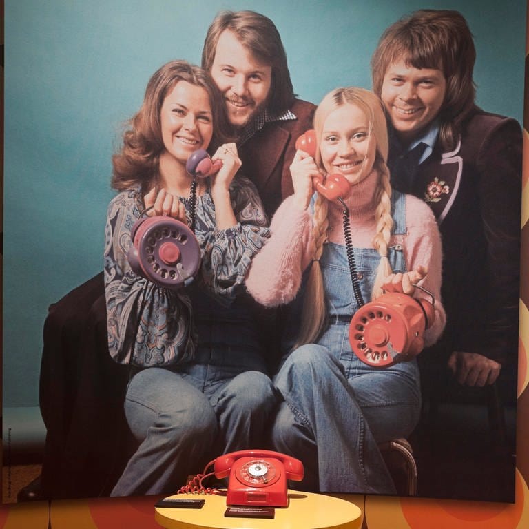 Ein Plakat der schwedischen Band ABBA aus den 1970er-Jahren (Foto: picture-alliance / Reportdienste, picture alliance / imageBROKER | Stephan Gabriel)