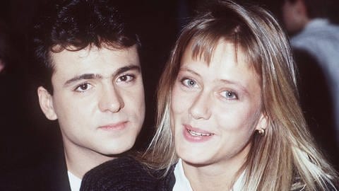Nino de Angelo mit Ehefrau Judith im Dezember 1986