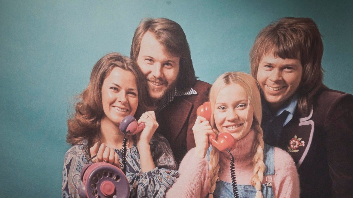 Ein Plakat der schwedischen Band ABBA aus den 1970er-Jahren (Foto: picture-alliance / Reportdienste, picture alliance / imageBROKER | Stephan Gabriel)