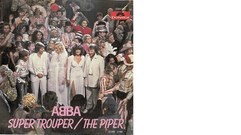 Plattencover ABBA ("Super Trouper"). Bis heute schaut die Band auf eine Geschichte voller Erfolg zurück. (Foto: SWR, Polydor (Coverscan))