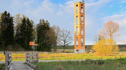 Bannwaldturm im Naturschutzgebiet Pfrunger-Burgweiler Ried (Foto: picture-alliance / Reportdienste, picture alliance / imageBROKER | W. Veeser)