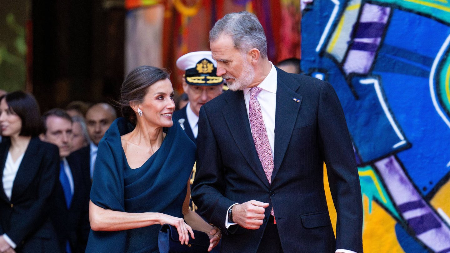 Das spanische Königspaar Felipe und Letizia (Foto: IMAGO, Imago (IMAGO Bildnummer: 0447050108))