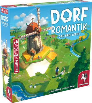 Der Spielekarton des Brettspiels "Dorfromantik" von Pegasus Spiele. (Foto: Pegasus Spiele)