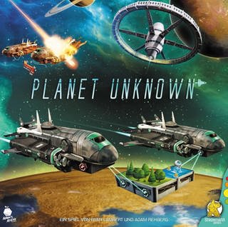 Schachtel des zum "Kennerspiel des Jahres 2023" nominierten Spiels "Planet Unknown" (Foto: Pressestelle, Strohmann Games)