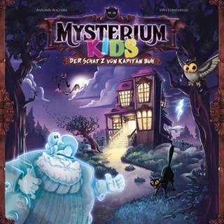 Schachtel des zum "Kinderspiel des Jahres 2023" nominierten "Mysterium Kids" (Foto: Pressestelle, Asmodee (Libellud/Space Cow))
