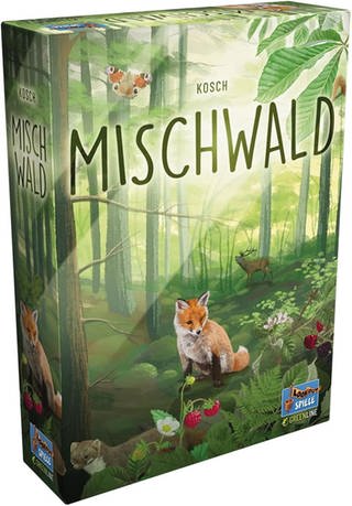 Das Kartenspiel "Mischwald" ist ein Gesellschaftsspiel mit einesm so genannten "Set-Collection"-Mechanismus - ein guter Einstieg für Kinder und Erwachsene.
