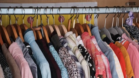 Ordnung im Kleiderschrank: Erst einen Überblick über alles verschaffen und dann aussortieren. (Foto: IMAGO, Michael Gstettenbauer)