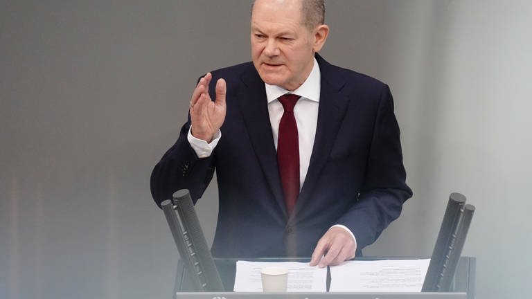 Bundeskanzler Olaf Scholz (SPD) (Foto: picture-alliance / Reportdienste, dpa Bildfunk, Kay Nietfeld)