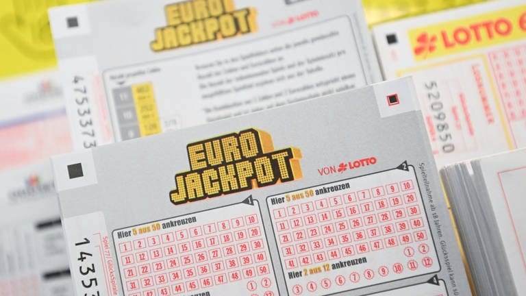 Tippscheine für das Glücksspiel Euro Jackpot