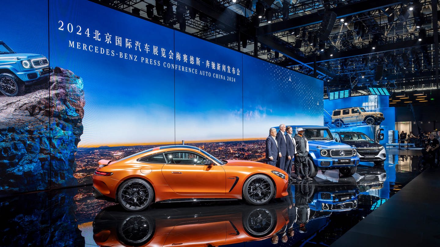 Mercedes-Modelle auf der Messe Auto China 2024 - Mercedes-Benz bestärkt seine „Inspired by China
