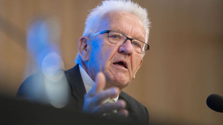 Winfried Kretschmann (Grüne), Ministerpräsident von Baden-Württemberg (Foto: dpa Bildfunk, picture alliance/dpa | Marijan Murat)