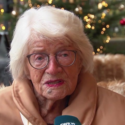 113-jährige Charlotte Kretschmann (Foto: SWR)
