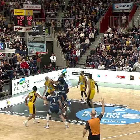 Basketballspiel: Ludwigsburg gegen Heidelberg (Foto: SWR)