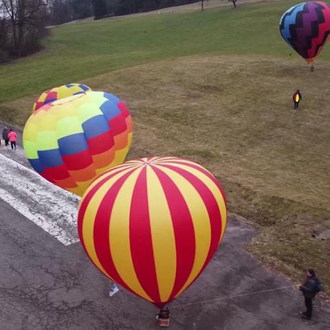 Mini-Heißluftballons (Foto: SWR)