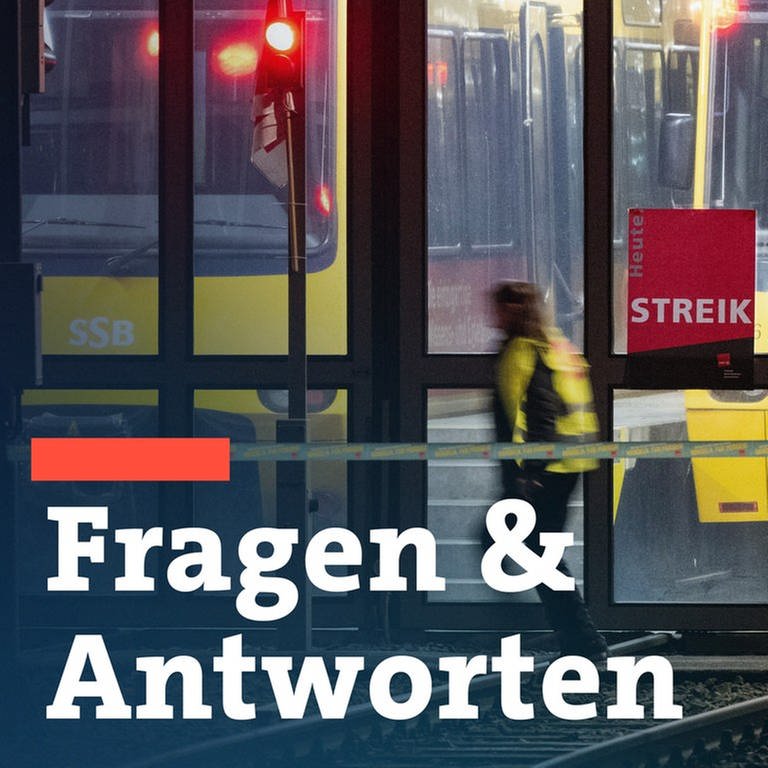 Bahnen der Stuttgarter Straßenbahn Betriebe im Depot.  (Foto: dpa Bildfunk, Marijan Murat/SWR-Bearbeitung)