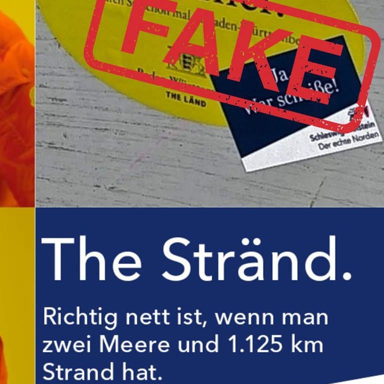 The Stränd: Schleswig-Holstein kontert auf Sticker aus BW - SWR Aktuell