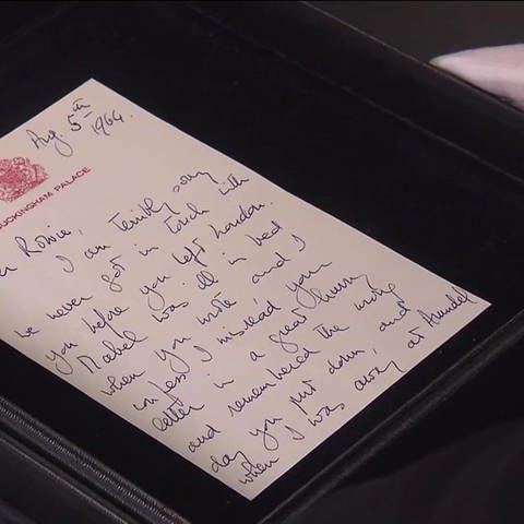 Brief von Queen Elizabeth (Foto: SWR)