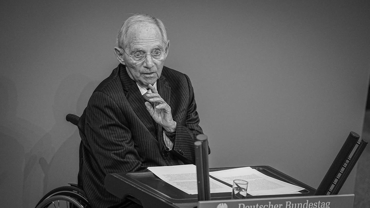 Wolfagang Schäuble im Bundestag (Foto: dpa Bildfunk, Picture Alliance)