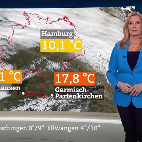 Wetterbericht durch Claudia Kleinert (Foto: SWR)