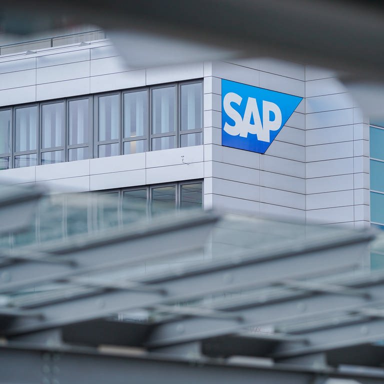 Die Konzernzentrale von SAP in Walldorf (Foto: dpa Bildfunk, Picture Alliance/Uwe Anspach)