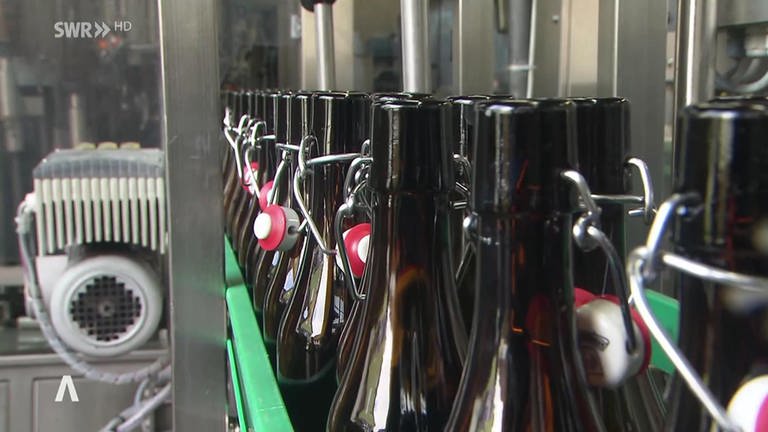 Bierflaschen in Brauerei (Foto: SWR)