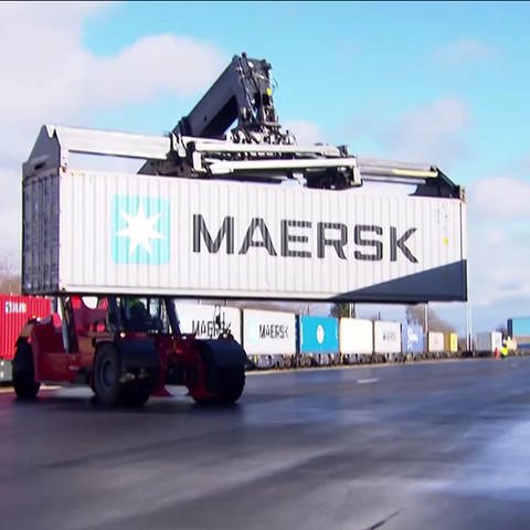Container-Terminal Güterverkehr (Foto: SWR)