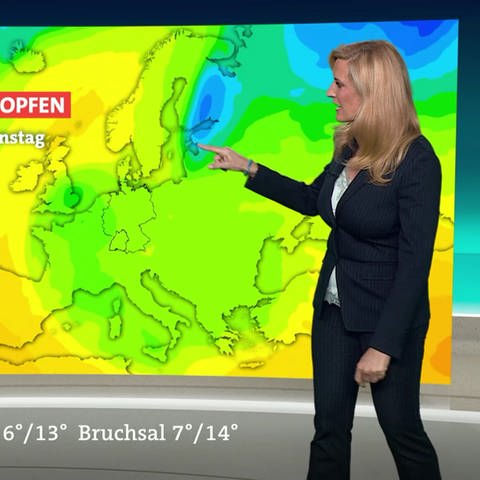 SWR-Meteorologin Claudia Kleinert