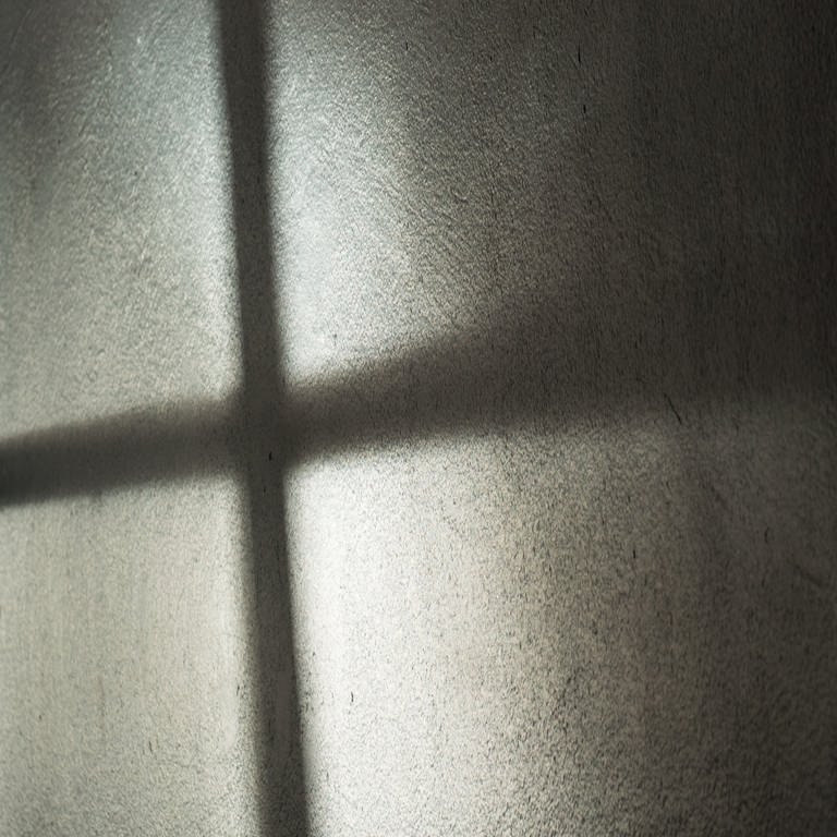 Ein Fenster wirft seinen Schatten auf die Wand. (Foto: dpa Bildfunk, picture alliance/dpa | Annette Riedl (Symbolbild))
