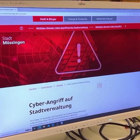 Bericht zum Cyberangriff in Mössingen (Foto: SWR)