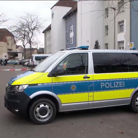 Polizeieinsatz in Mannheim (Foto: SWR)