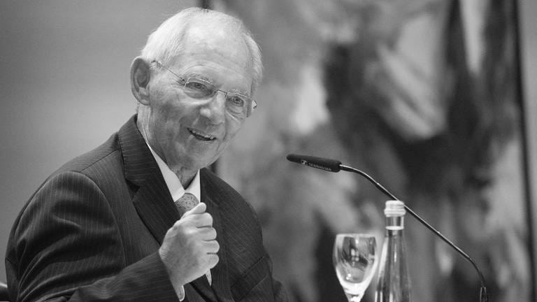 Wolfgang Schäuble (CDU), ehemaliger Bundestagspräsident, ist tot. Hier bei einem Festakt anlässlich seines 80. Geburtstags. (Archiv) (Foto: dpa Bildfunk, picture alliance/dpa | Marijan Murat)