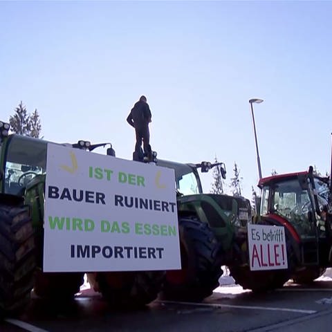 Bauernprotest (Foto: SWR)