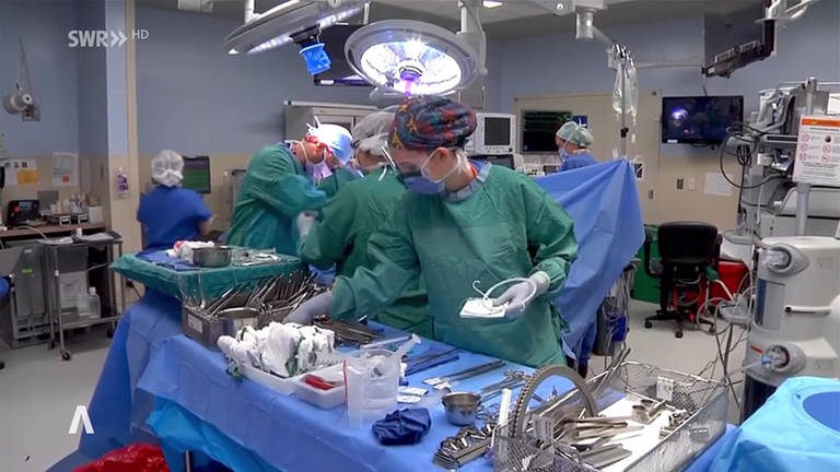 Chirurgen und Ärzte im Operationsraum (Foto: SWR)