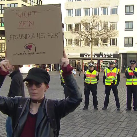 Demonstration "Tag gegen Polizeigewalt" (Foto: SWR)