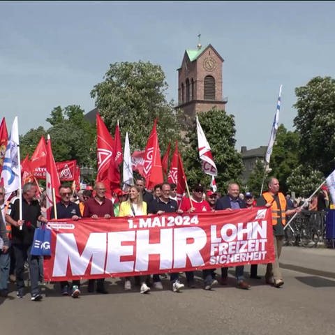 Demo am Tag der Arbeit in Baden-Württemberg
