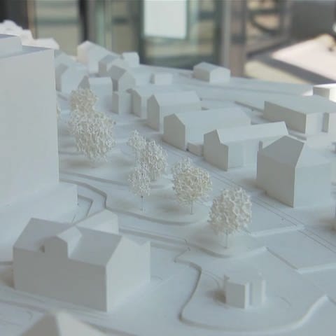 Modellbau einer Wohnsiedlung