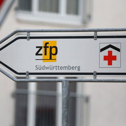 Schild ZfP in Bad Schussenried (Foto: picture-alliance / Reportdienste, Thomas Warnack)