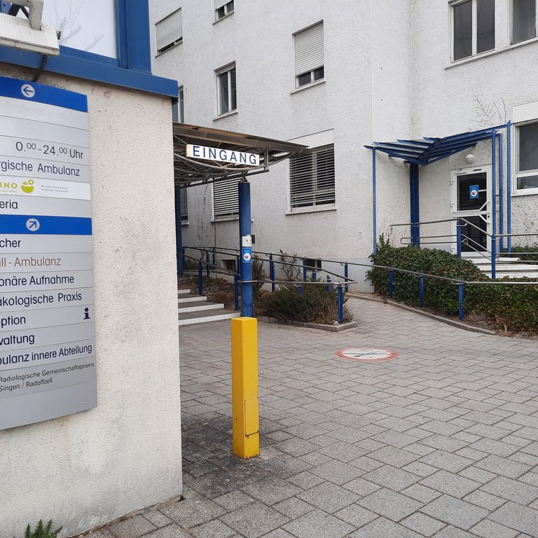 Das Krankenhaus in Radolfzell. (Foto: SWR, Stefanie Baumann)