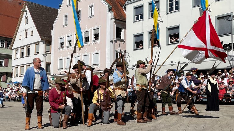 Festzug beim Schützenfest Biberach 2022 (Foto: SWR, Johannes Riedel)