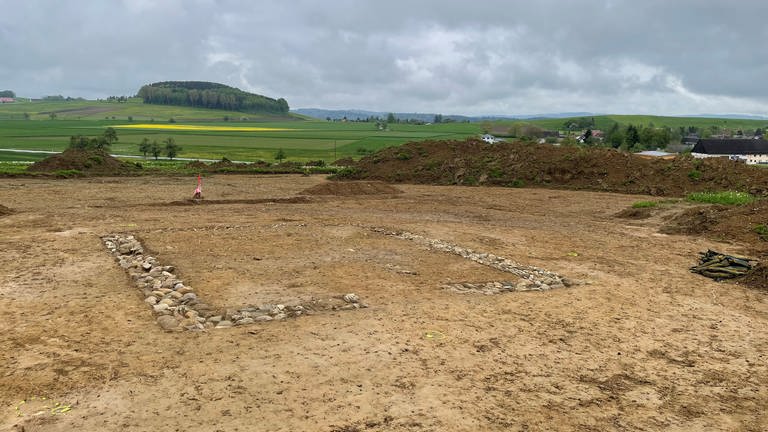 Ausgrabung: Roemischer Gutshofs und Tempel bei Ligggersdorf (Foto: SWR, Esther Leuffen)