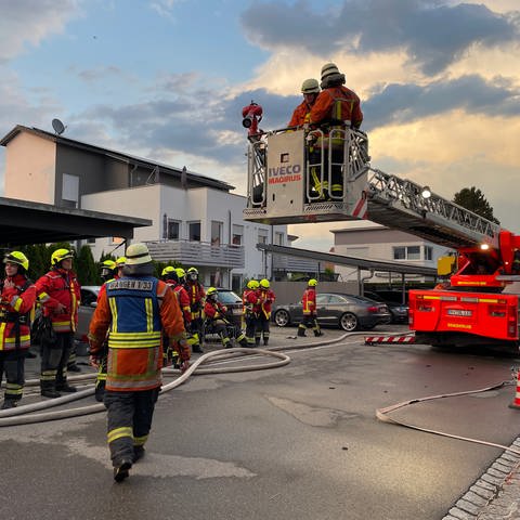 Die Feuerwehr ist in Amtzell im Einsatz (Foto: Feuerwehr Amtzell/Achim Reißner)