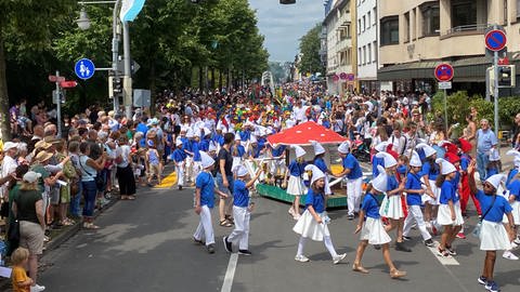 Großer Festumzug bei 73. Seehasenfest in Friedrichshafen. (Foto: SWR, Rebecca Lüer)
