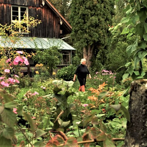 Atelier und Garten von Christa Naeher bei Wolfegg (Foto: SWR)
